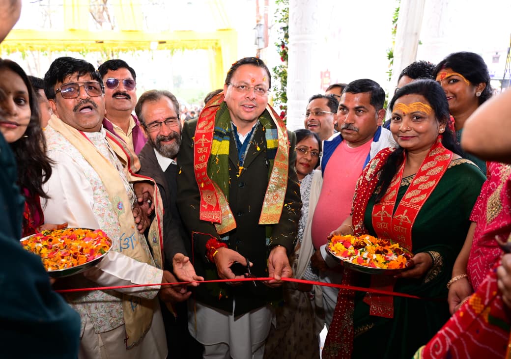 मुख्यमंत्री धामी ने श्री खाटू श्याम धाम में प्राण प्रतिष्ठा महोत्सव में किया प्रतिभाग ।