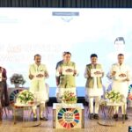 एसडीजी एचीवर्स अवार्ड समारोह में मुख्यमंत्री पुष्कर सिंह धामी शामिल हुए।