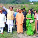 यमकेश्वर पहुंचे मुख्यमंत्री योगी आदित्यनाथ और मुख्यमंत्री पुष्कर सिंह धामी, साझा की विकास की दृष्टि