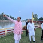 मुख्यमंत्री पुष्कर सिंह धामी ने खटीमा के लोहियाहेड वाटर बाईपास का किया स्थलीय निरीक्षण