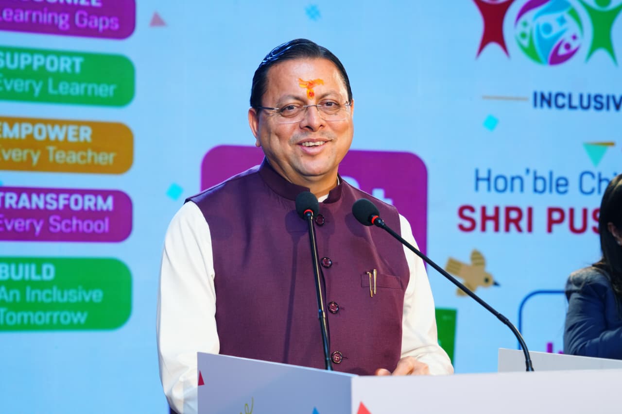 सीएम धामी ने ‘शाइन अवी लर्निंग समावेशी शिक्षा मिशन-2030’ का किया शुभारंभ, विशेष बच्चों के लिए विजुअल लर्निंग सामग्री का विमोचन